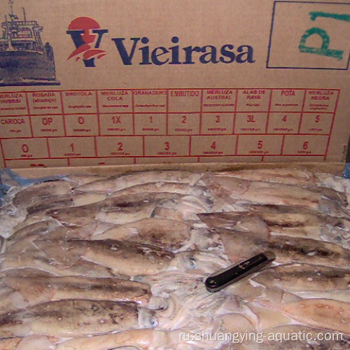 Высококачественный BQF Frozen Argentina Illex Squid Loligo